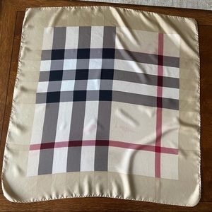 Authentic Burberry silk scarf
